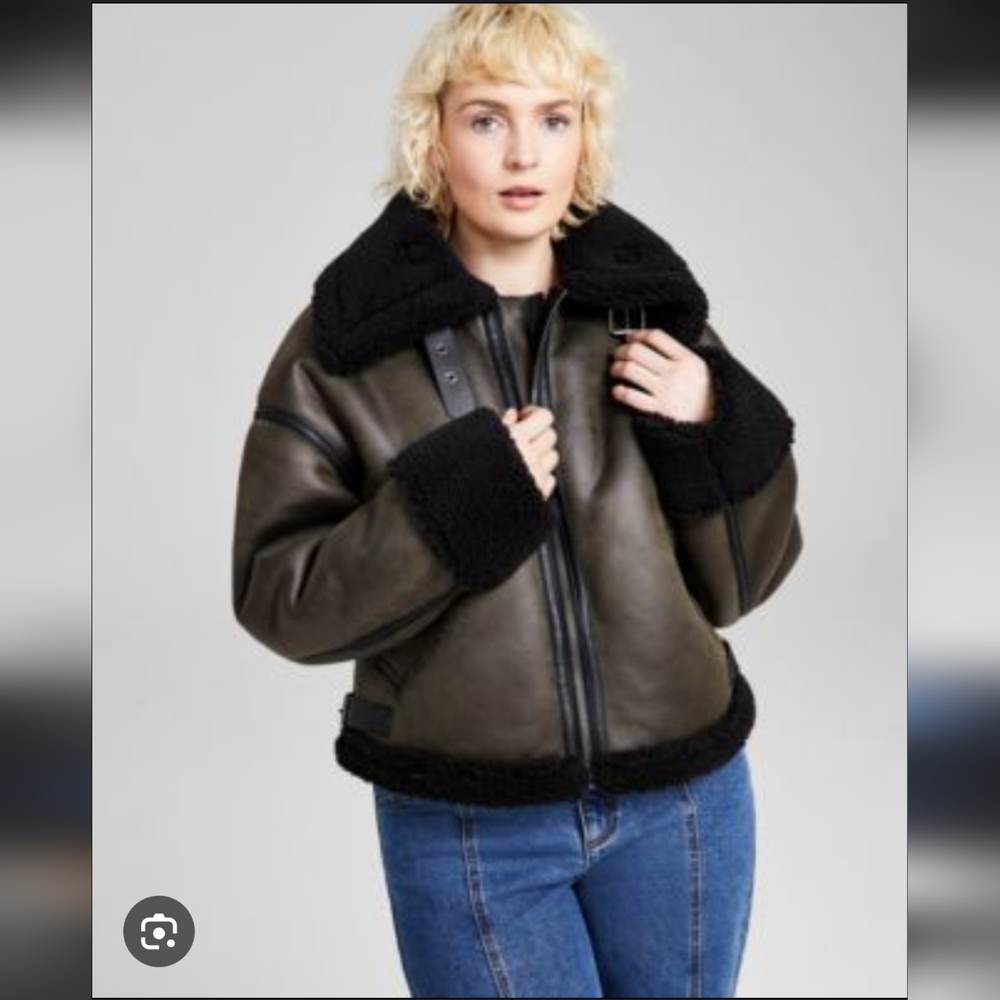 Stylish Black and Brown Leather Jacket